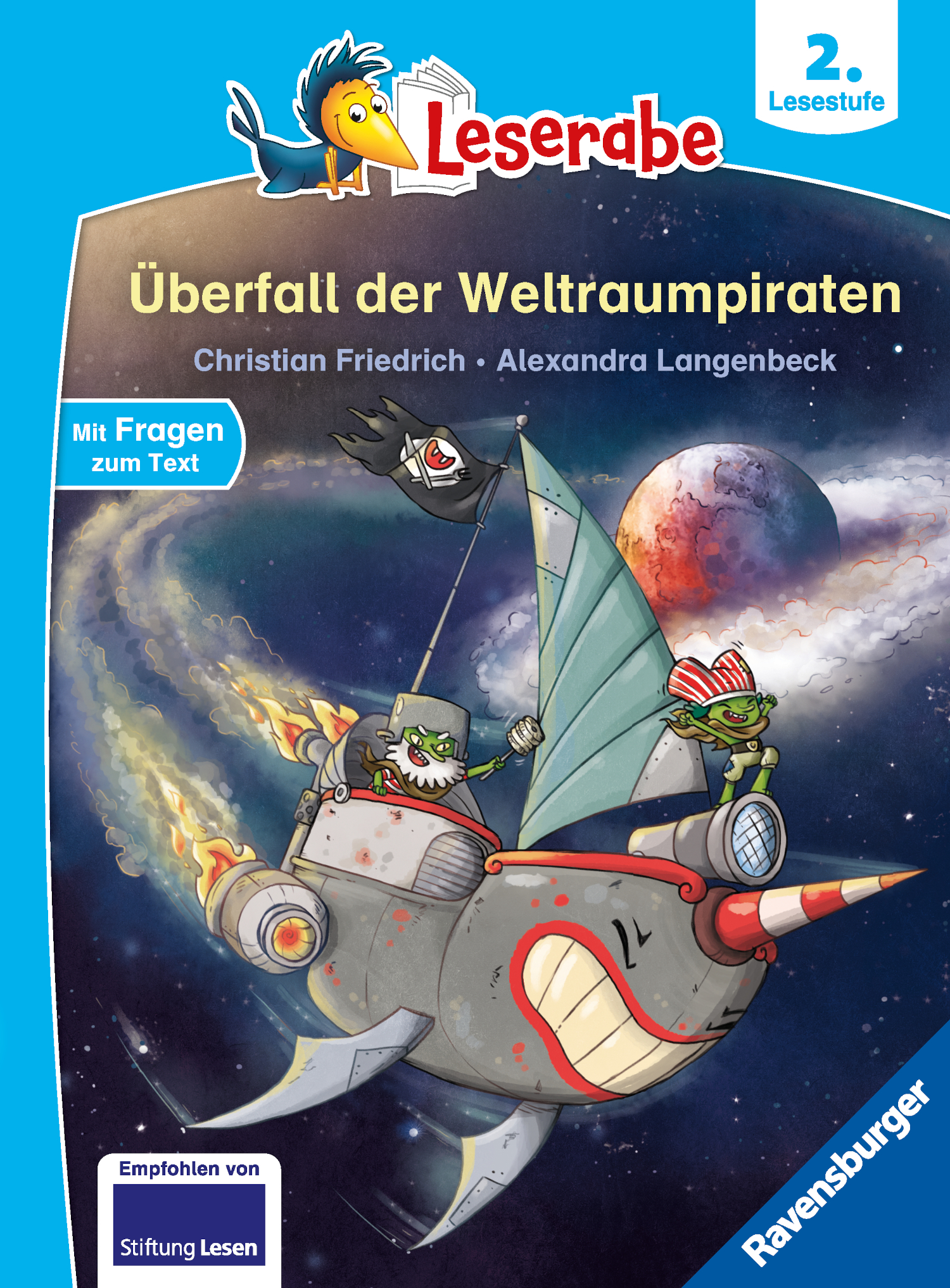 Cover "Überfall der Weltraumpiraten" von Christian Friedrich, Ravensburger Verlag