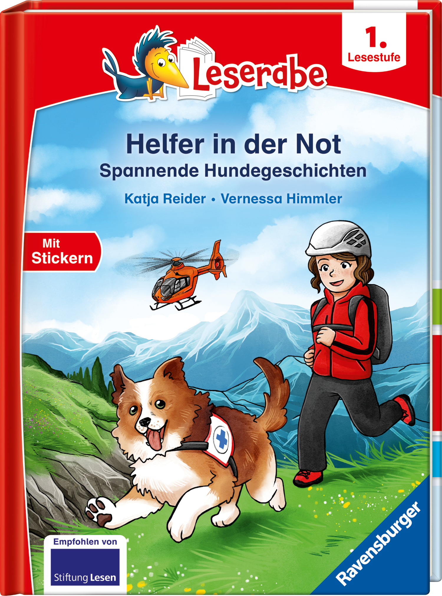 Cover "Helfer in der Not. Spannende Hundegeschichten" von Katja Reider, Ravensburger Verlag